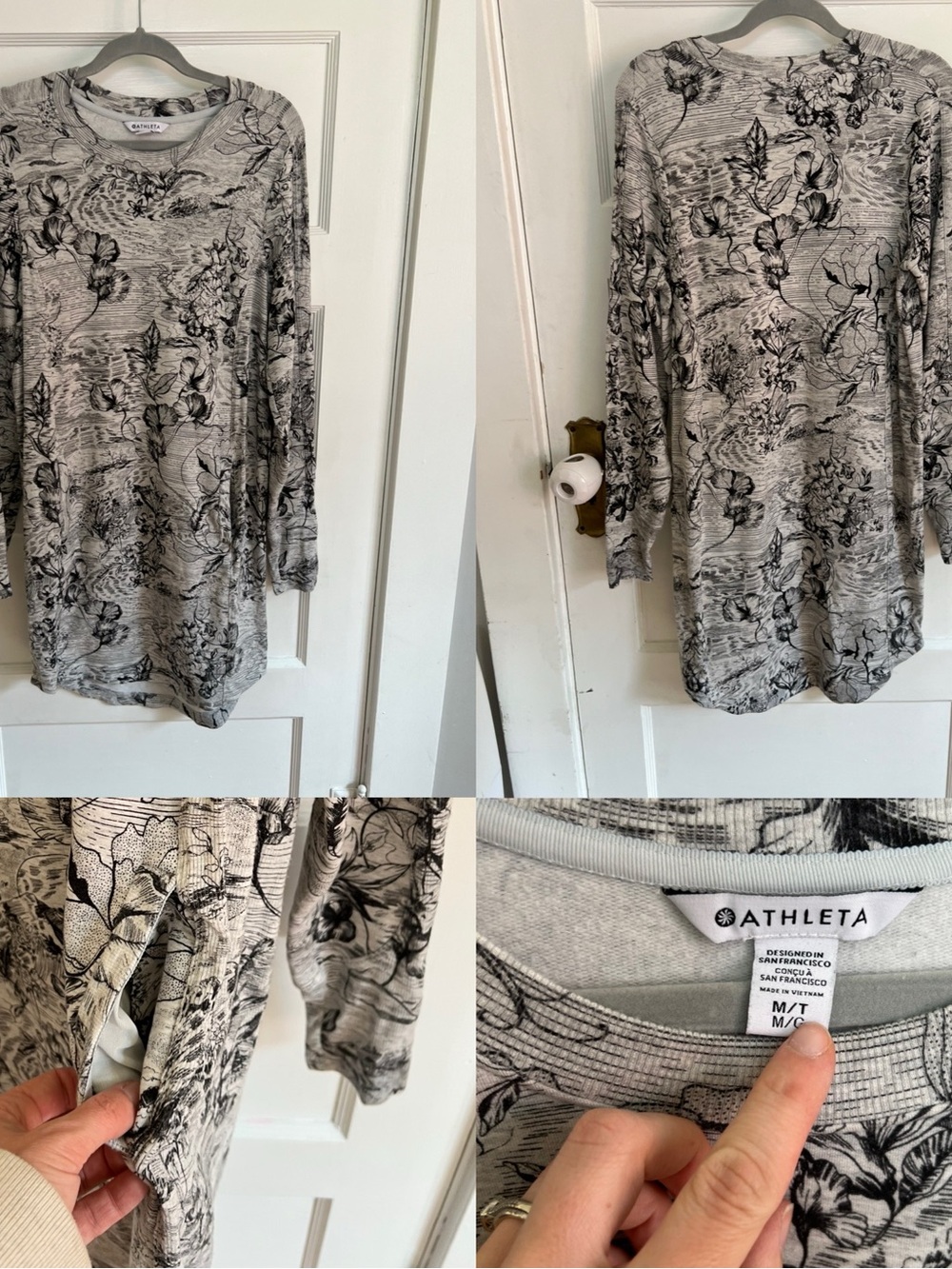 Bundle of Six Athleta Sweatshirt Dresses - Picture 6 of 16